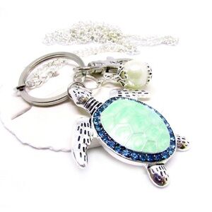 Earthlie Treasures Handmade Lanyard for eyeglasses of ID badge SO PRETTY!! 🐢